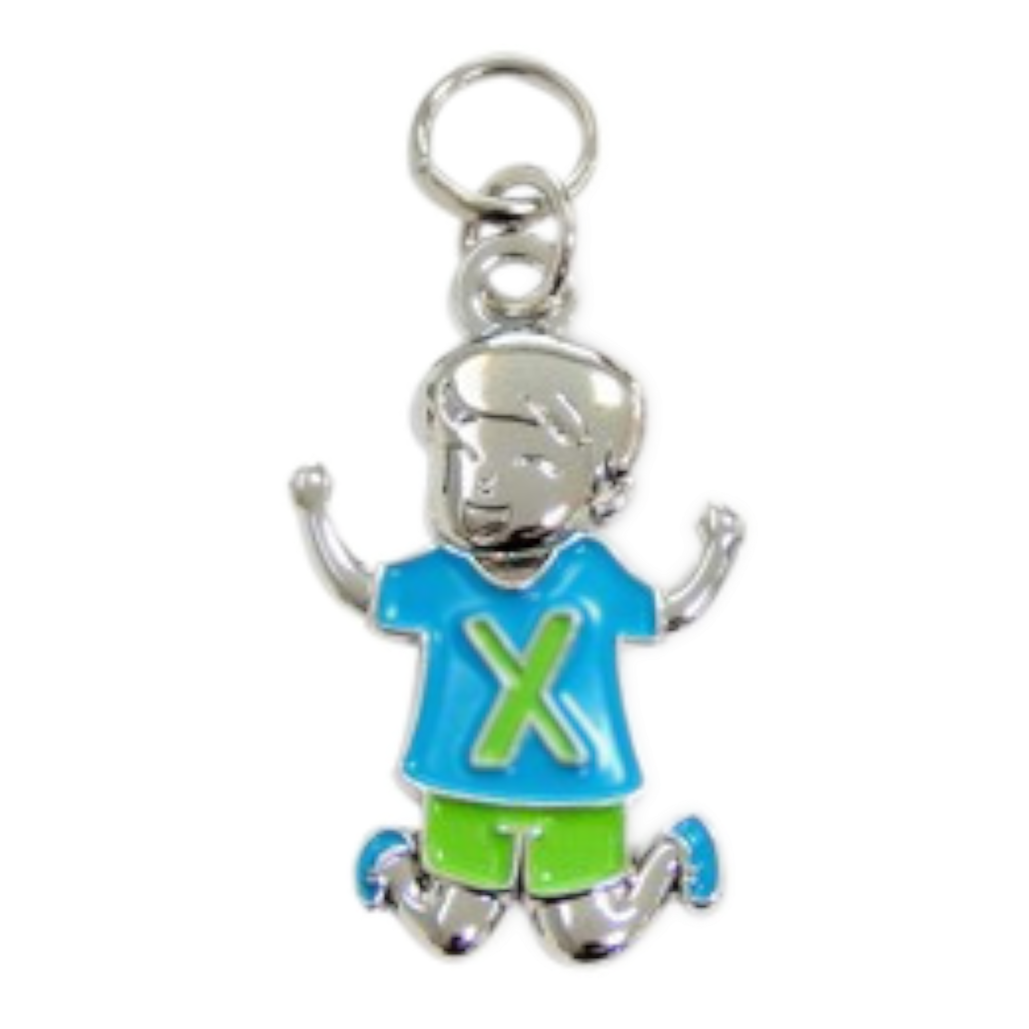 Bedeltje - X - Jongen - Charms for you