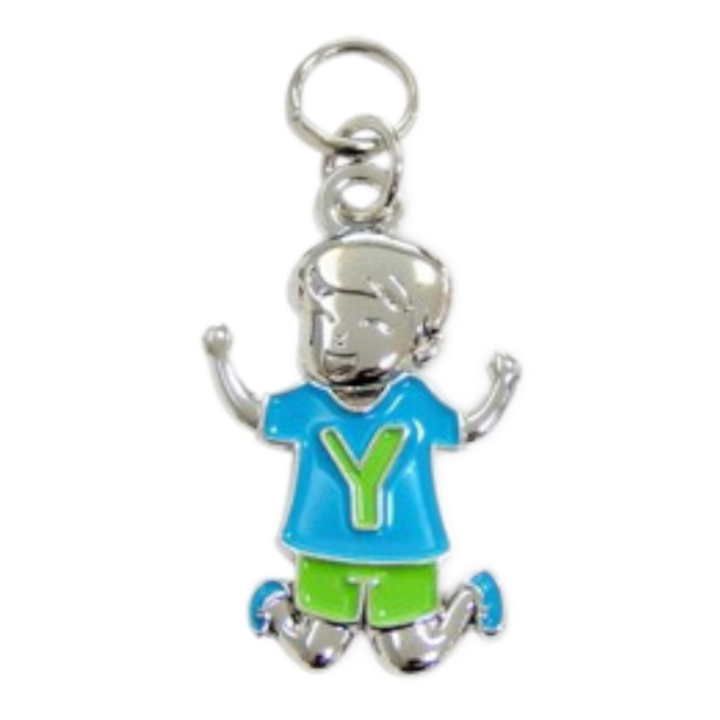 Charms for you Bedeltje - Y - Jongen - Charms for you