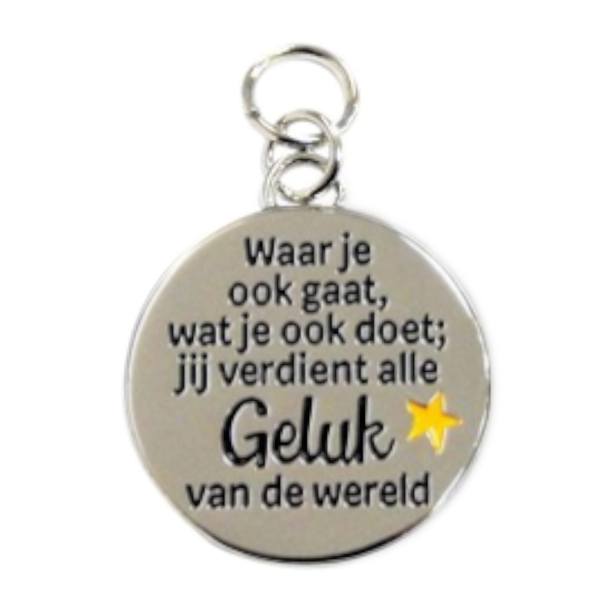 Bedeltje - Jij verdient alle geluk - Charms for you