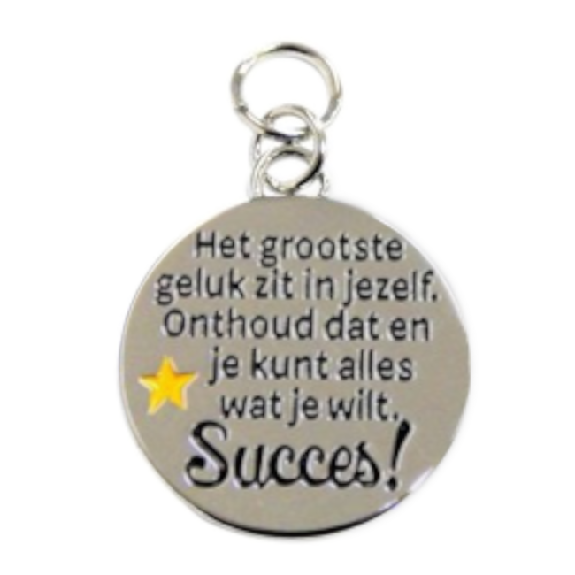 Charms for you Bedeltje - Succes - Charms for you