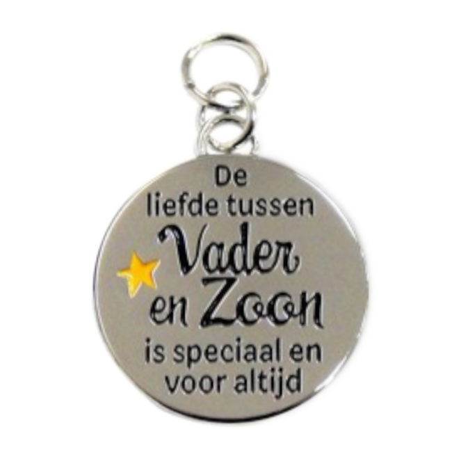 Charms for you Bedeltje - Vader & zoon - Charms for you