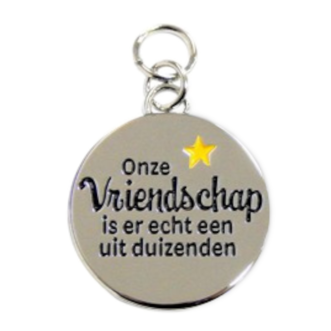 Charms for you Bedeltje - Vriendschap - Charms for you