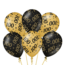 Paperdreams Ballonnen - 100 jaar - Goud, zwart - 30cm - 6st.