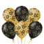 Paper Dreams Ballonnen - 70 jaar - Goud, zwart - 30cm - 6st.