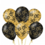 Paperdreams Ballonnen - 30 jaar - Goud, zwart - 30cm - 6st.