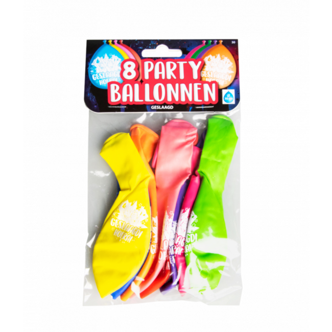 Paper Dreams Ballonnen - Geslaagd - 30cm - 8st.