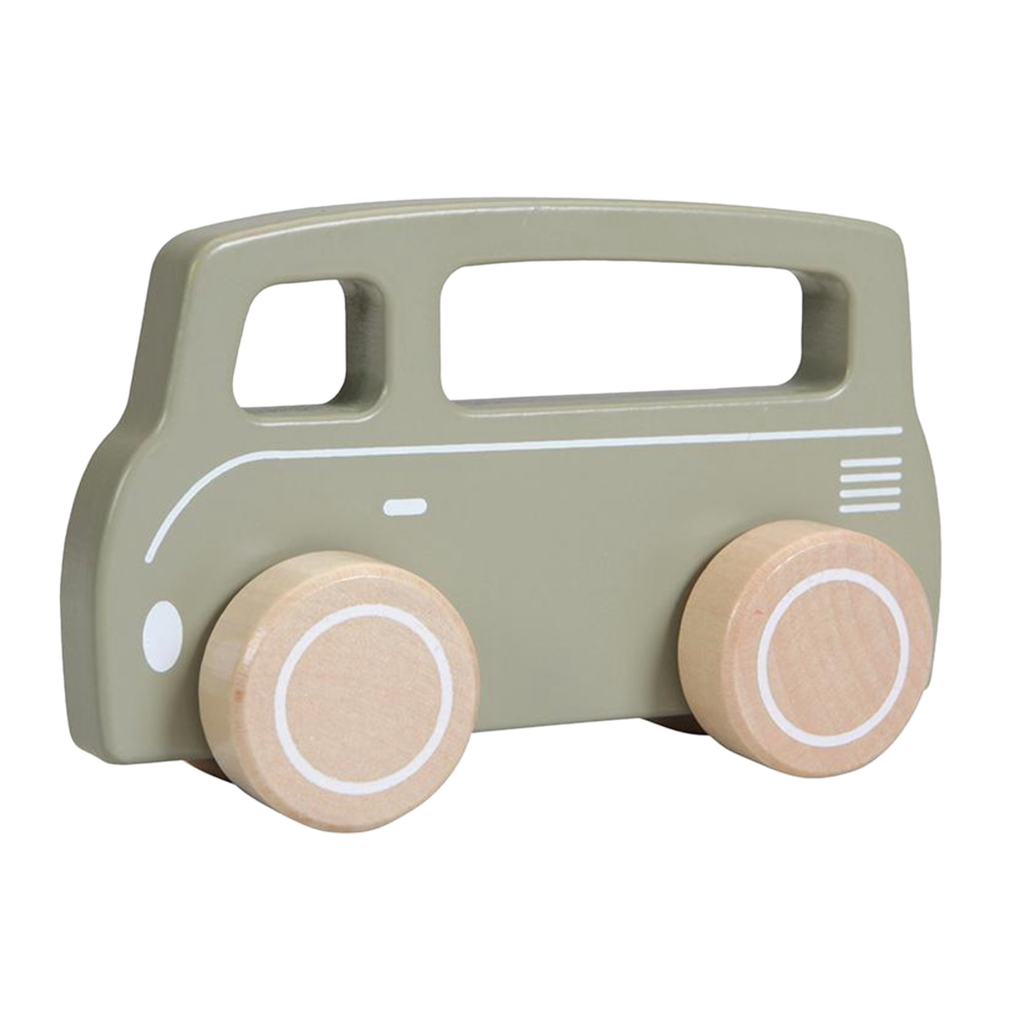 Auto - Busje - Olijfkleurig - Little Dutch - 1+