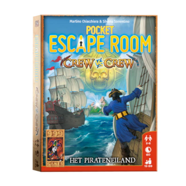 999 Games Coöperatief spel - Pocket - Escaperoom - Crew vs crew - 12+
