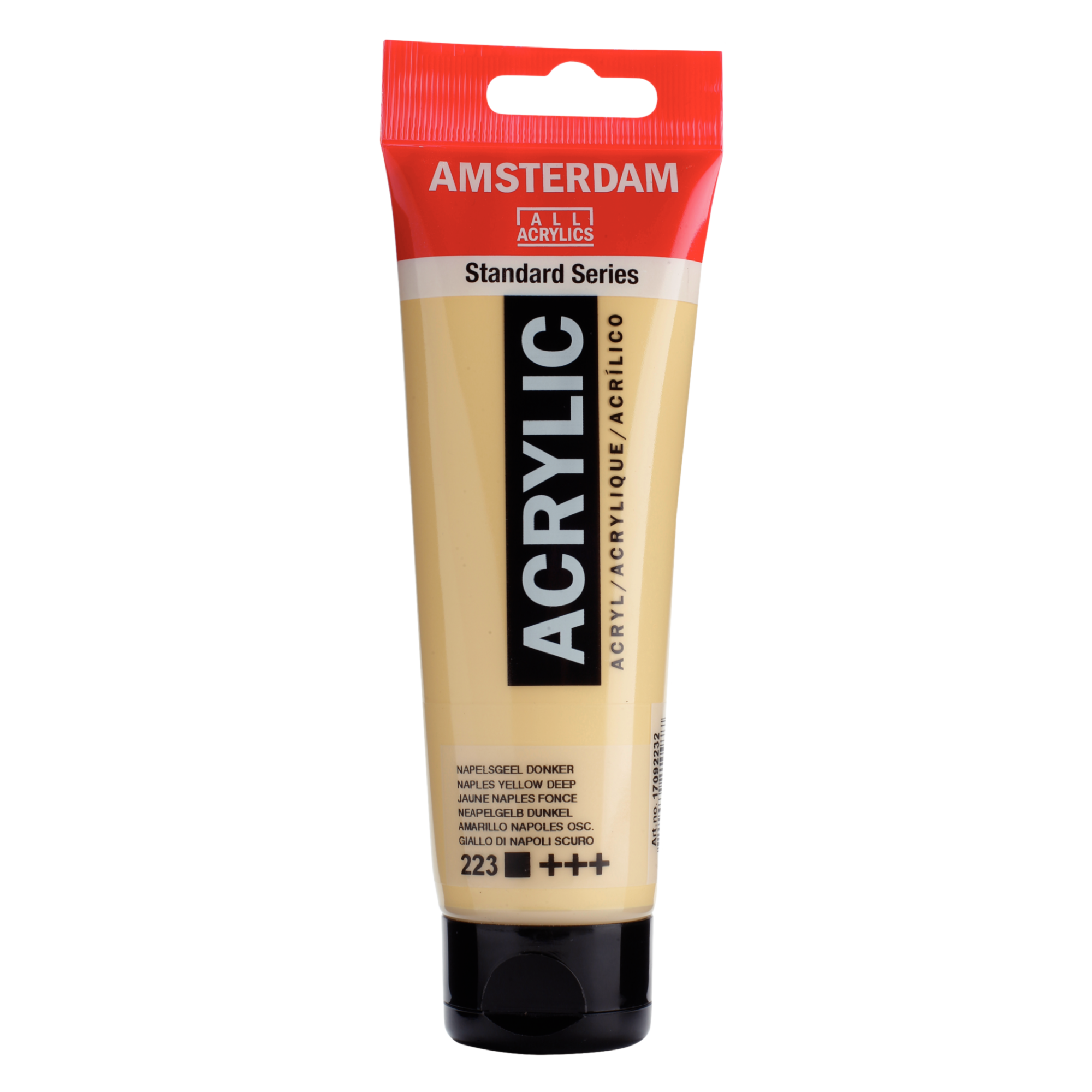 Verf - Acryl - 223 - Napels geel donker - Amsterdam - 120ml