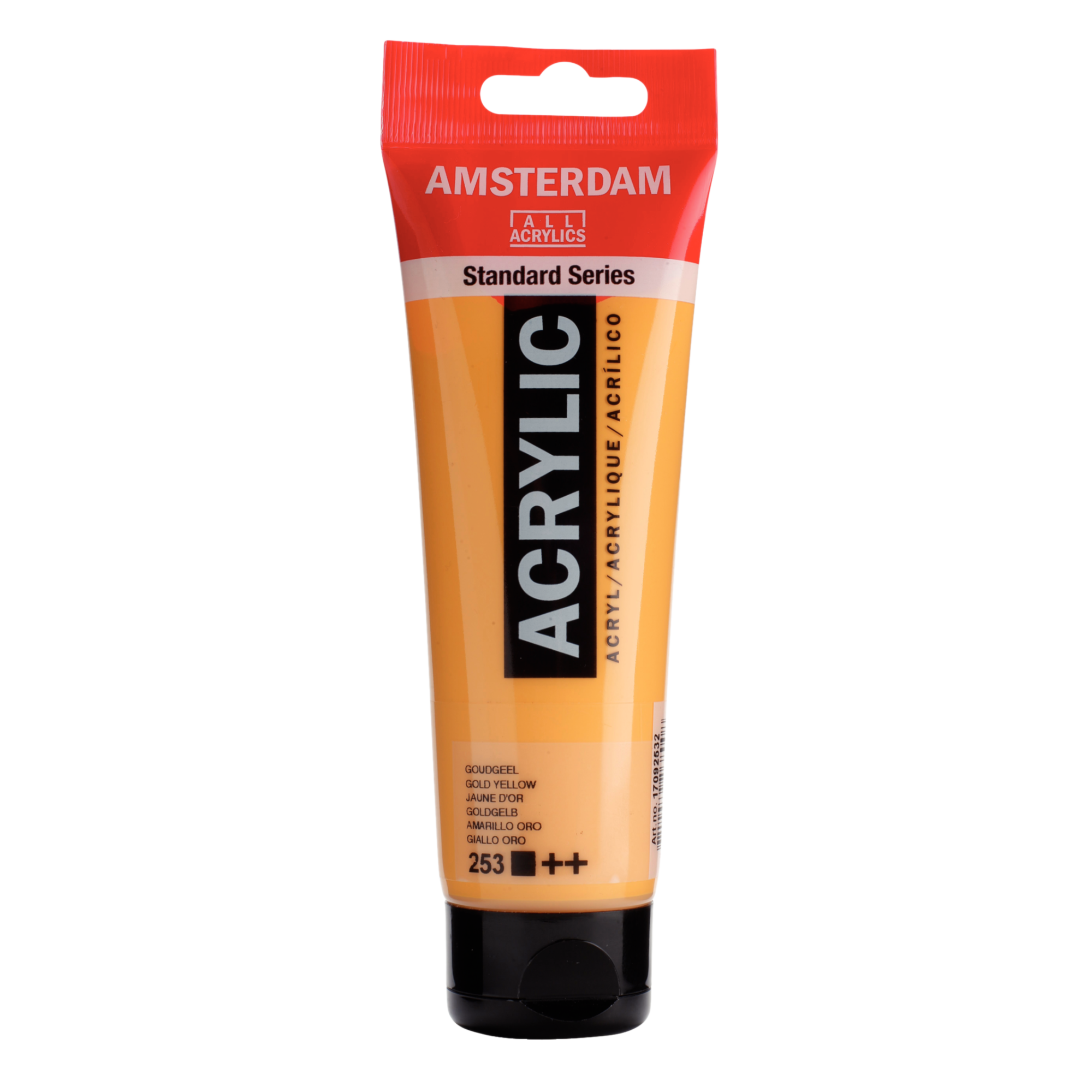 Verf - Acryl - 253 - Goud geel - Amsterdam - 120ml