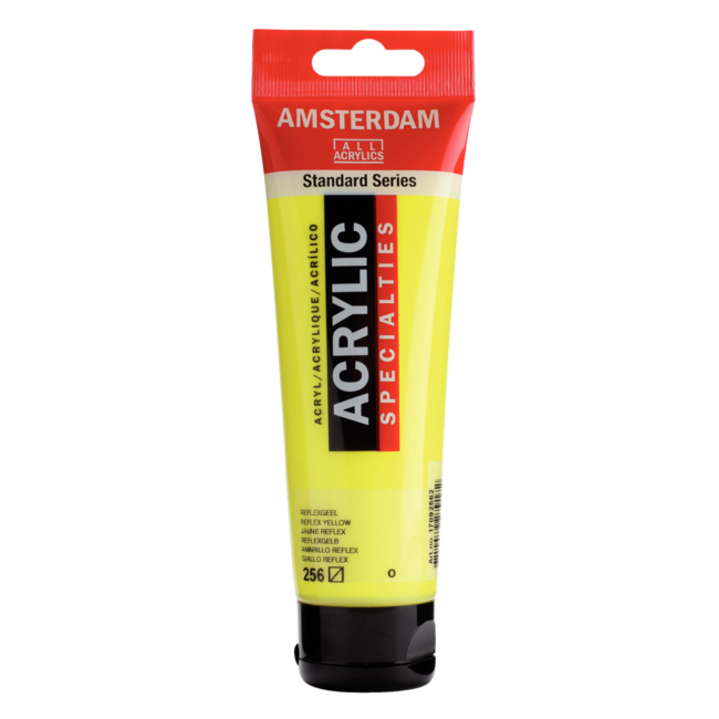Royal Talens Verf - Acryl - 256 - Reflex geel - Amsterdam - 120ml