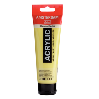 Royal Talens Verf - Acryl - 274 - Nikkel titaan geel - Amsterdam - 120ml