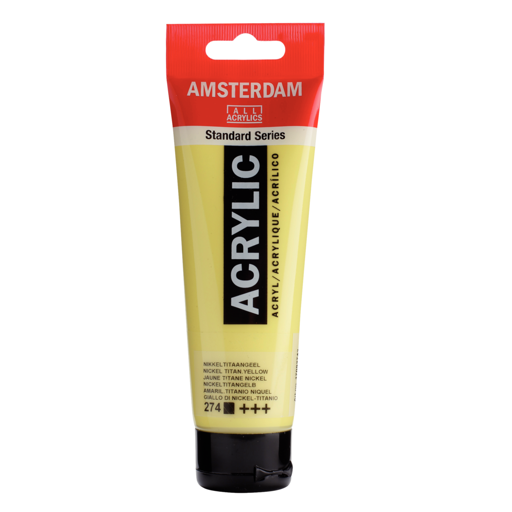 Verf - Acryl - 274 - Nikkel titaan geel - Amsterdam - 120ml