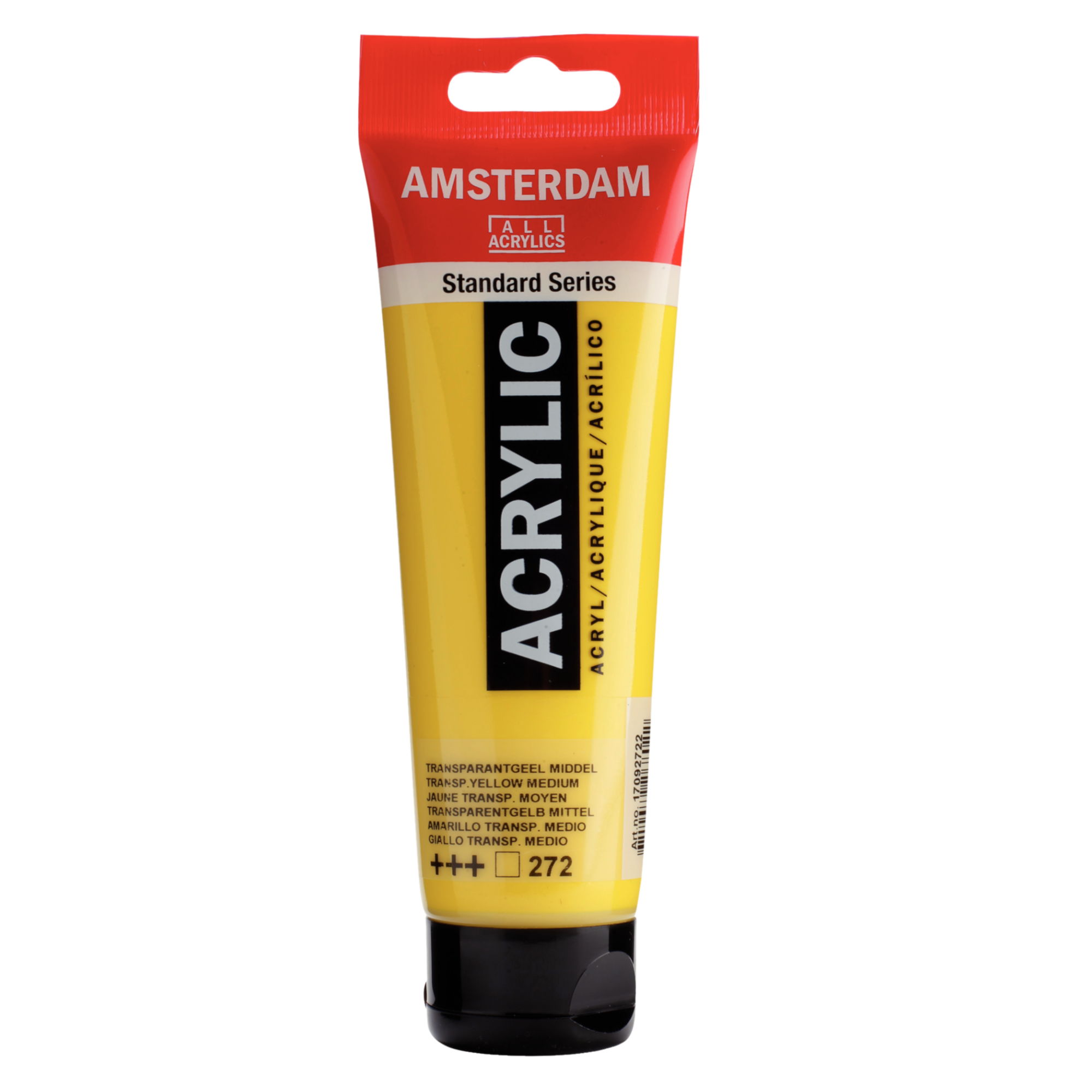 Verf - Acryl - 272 - Transparant geel middel - Amsterdam - 120ml