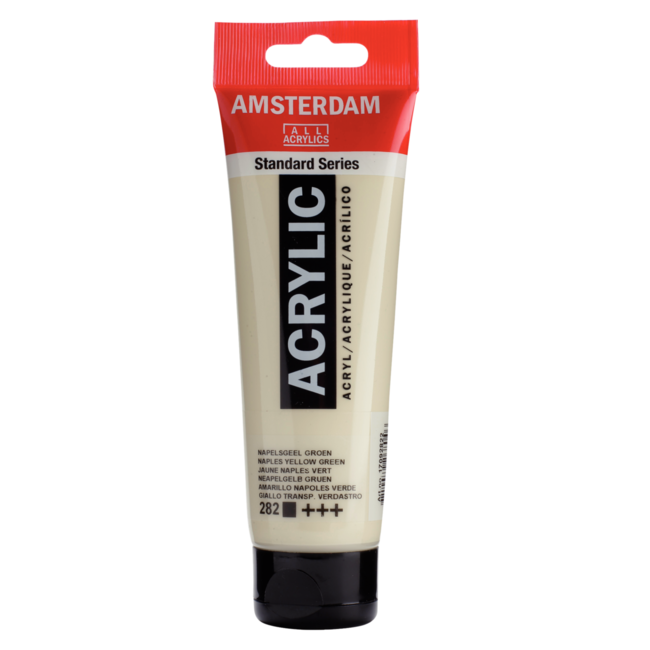 Royal Talens Verf - Acryl - 282 - Napels geel groen - Amsterdam - 120ml