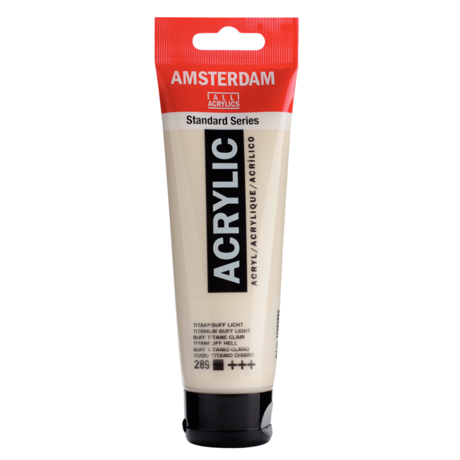 Royal Talens Verf - Acryl - 289 - Titaanbuff licht - Amsterdam - 120ml