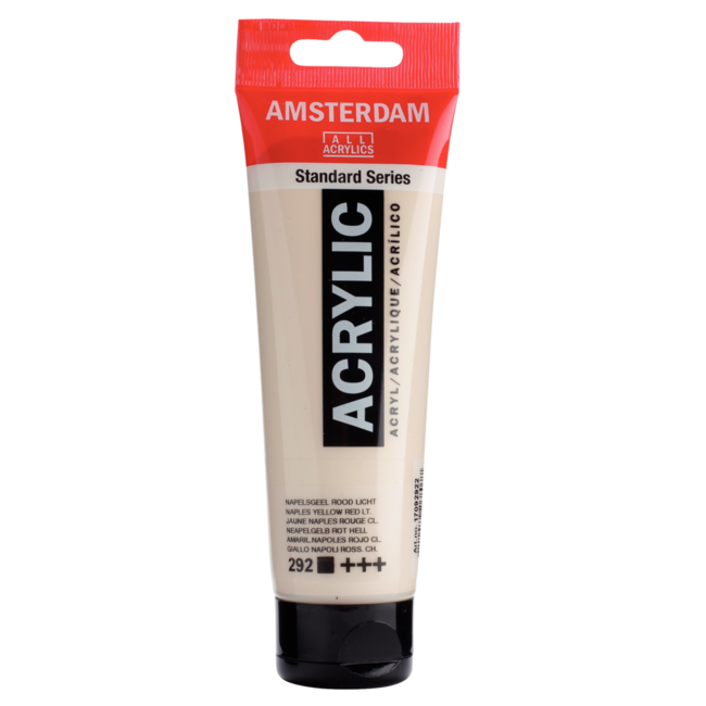 Royal Talens Verf - Acryl - 292 - Napels geel rood licht - Amsterdam - 120ml