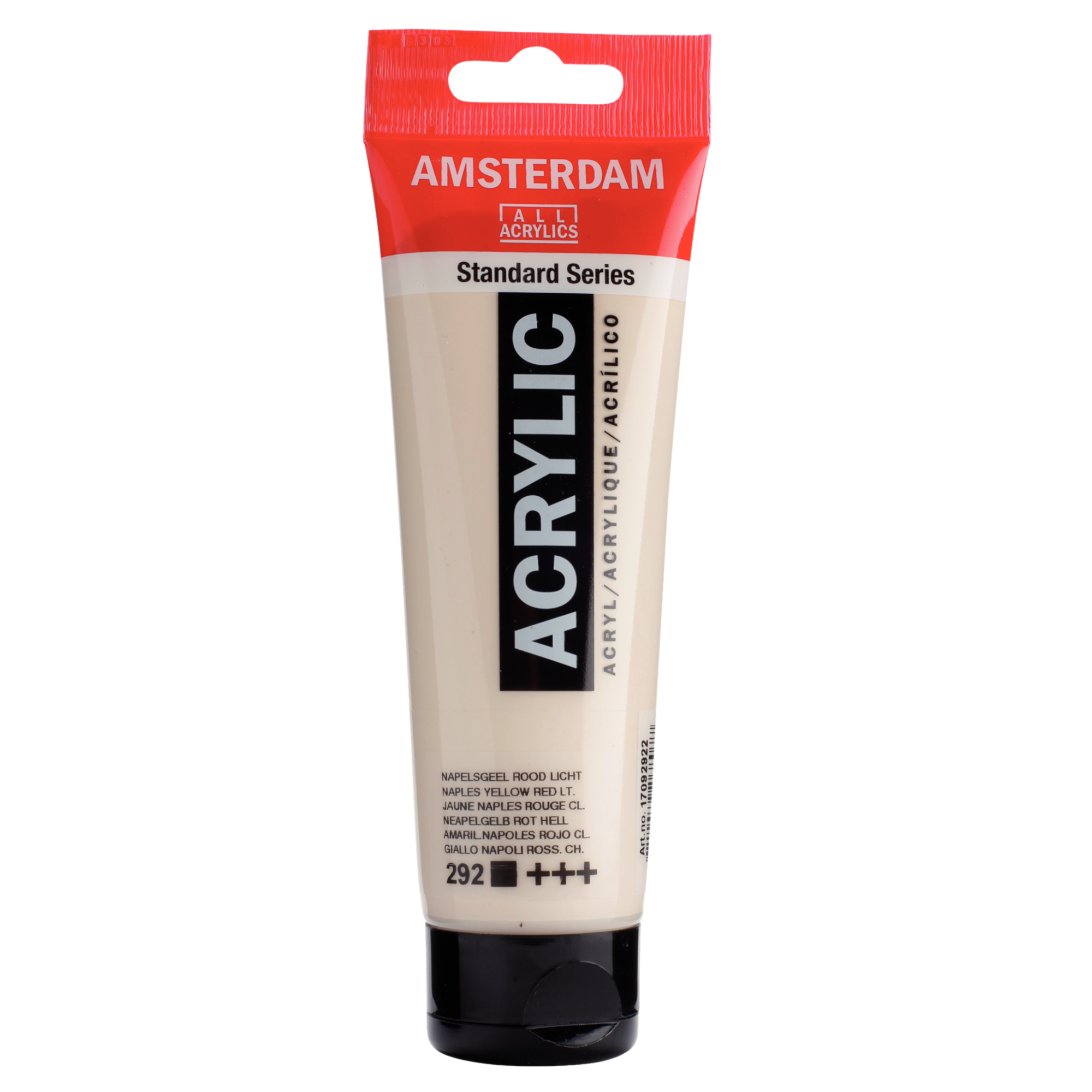 Verf - Acryl - 292 - Napels geel rood licht - Amsterdam - 120ml