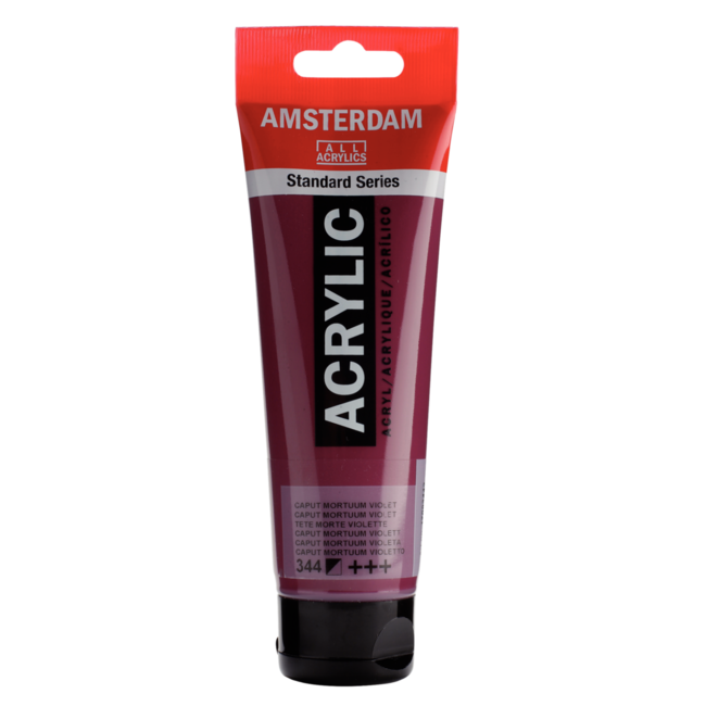 Royal Talens Verf - Acryl - 344 - Caput mortuum violet - Amsterdam - 120ml