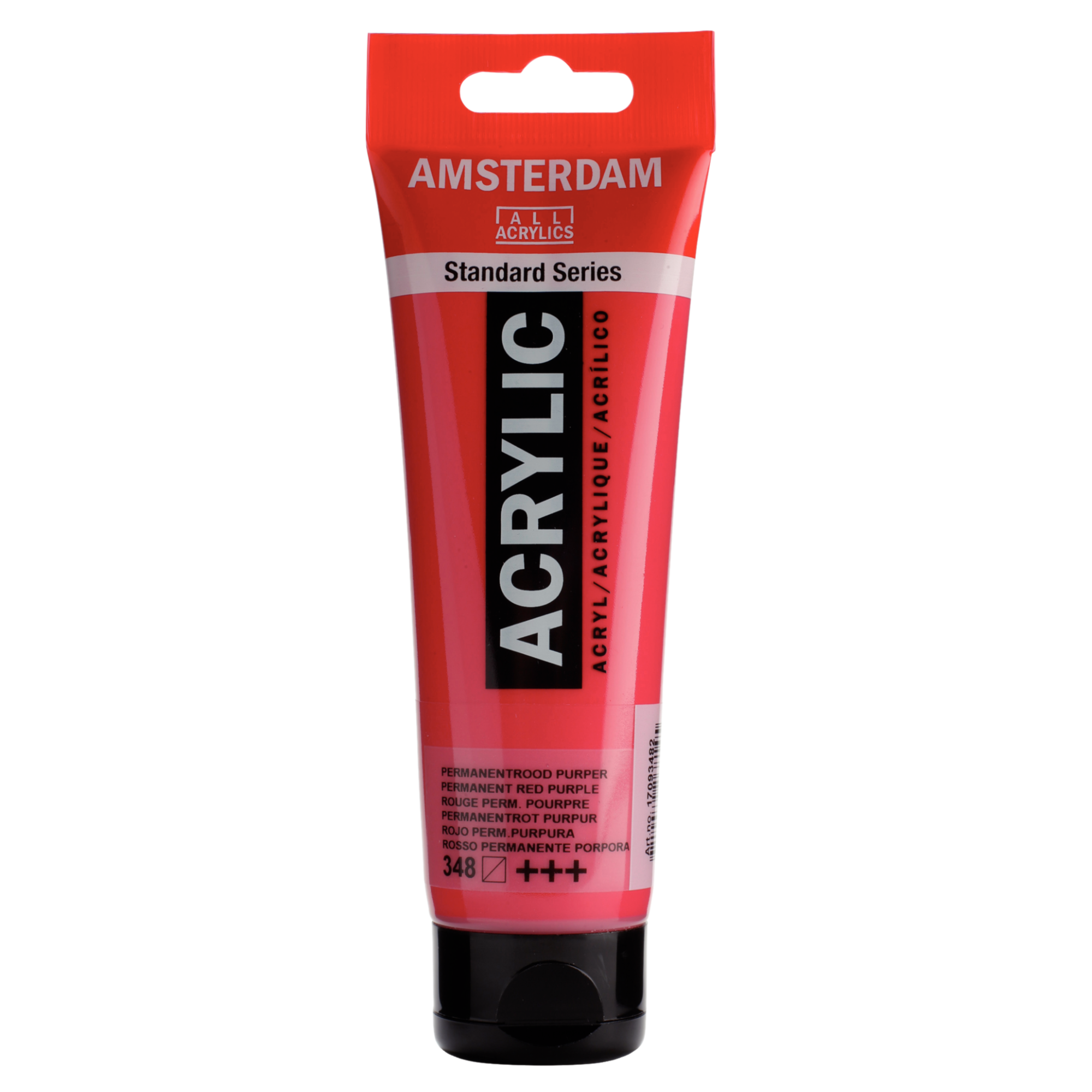Verf - Acryl - 348 - Permanent rood purper - Amsterdam - 120ml