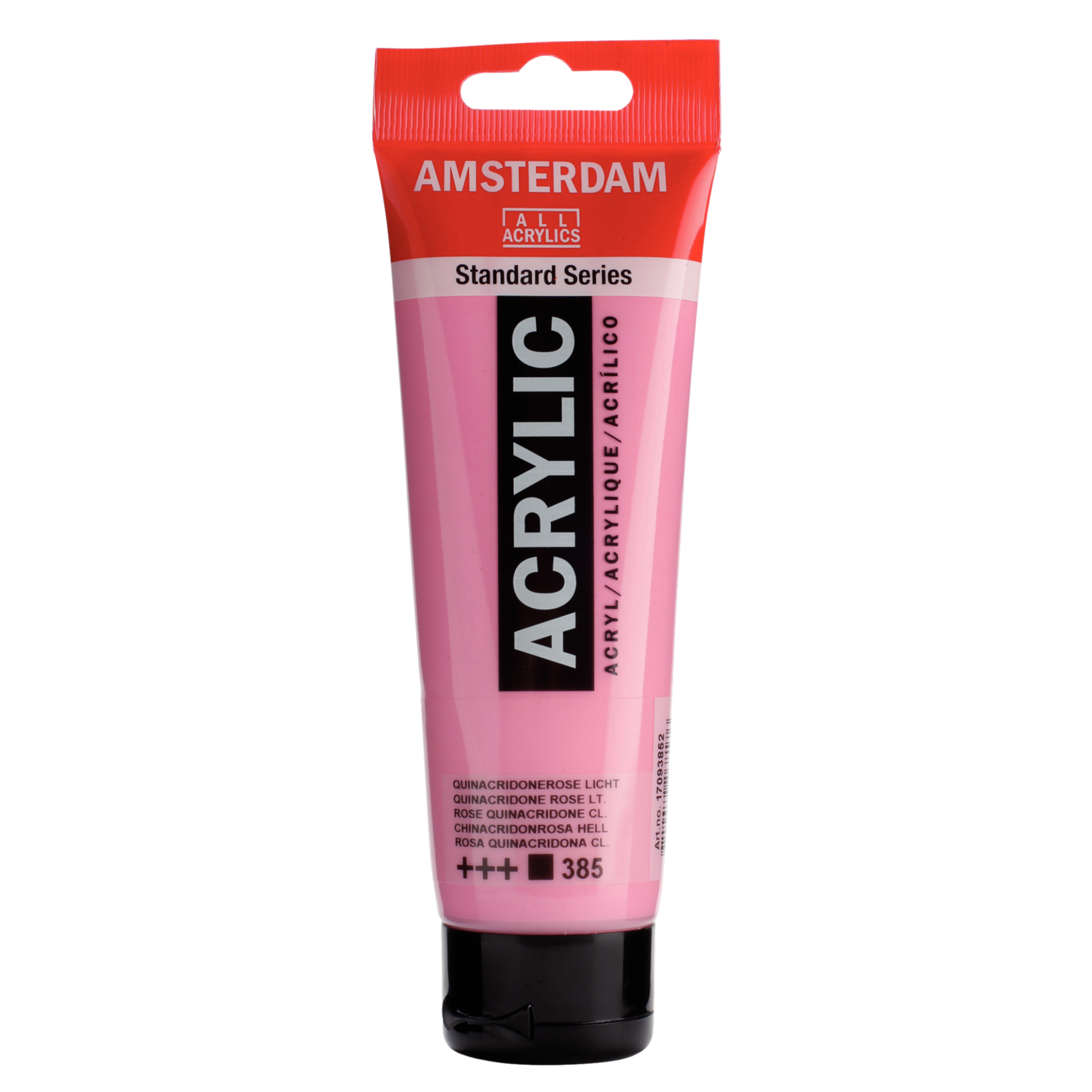 Verf - Acryl - 385 - Quinacridone roze licht - Amsterdam - 120ml