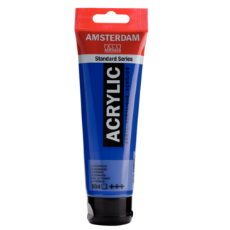 Royal Talens Verf - Acryl - 504 - Ultramarijn - Amsterdam - 120ml