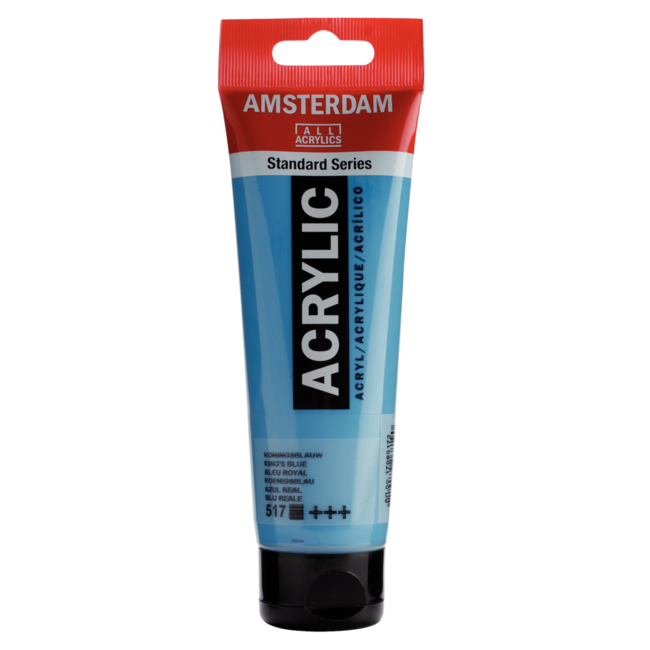 Royal Talens Verf - Acryl - 517 - Konings blauw - Amsterdam - 120ml