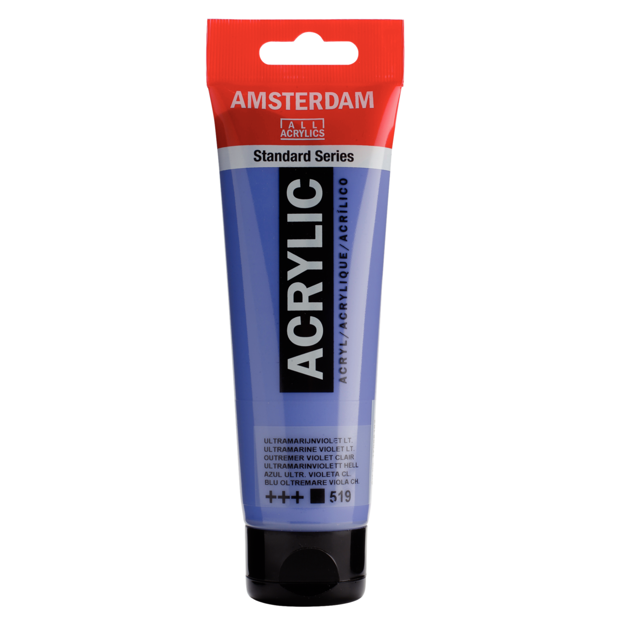 Verf - Acryl - 519 - Ultramarijn violet licht - Amsterdam - 120ml