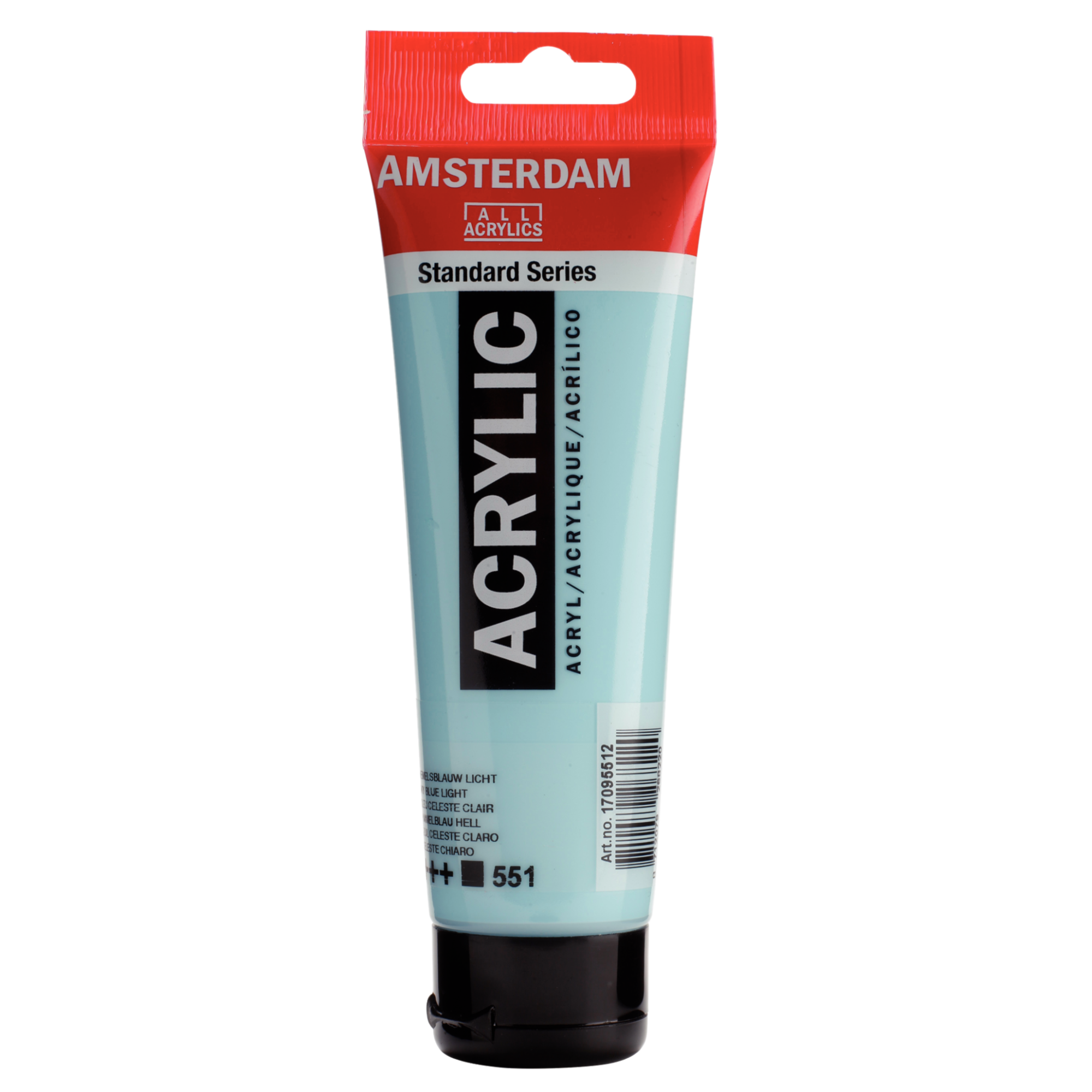 Verf - Acryl - 551 - Hemels blauw licht - Amsterdam - 120ml