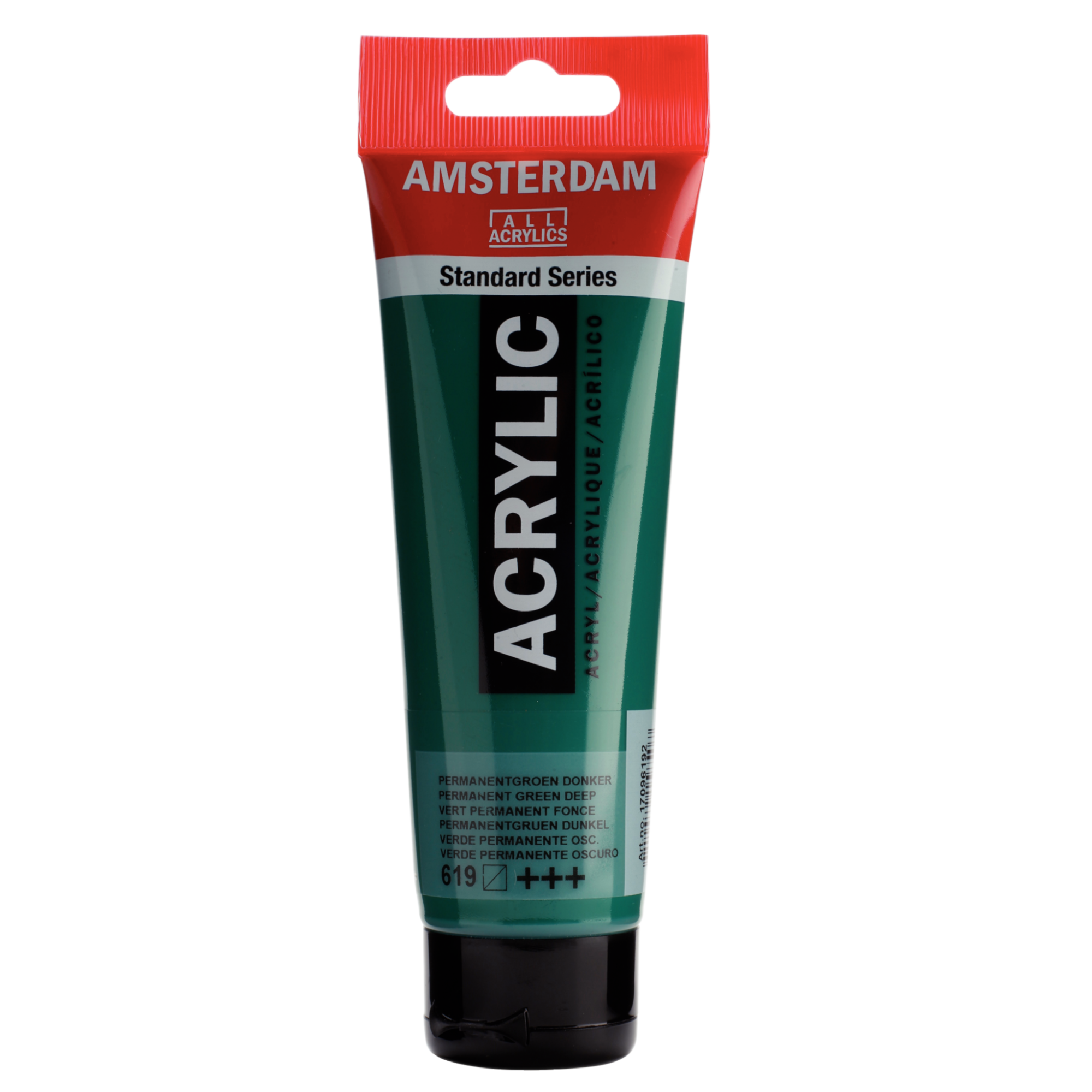 Verf - Acryl - 619 - Permanent groen donker - Amsterdam - 120ml