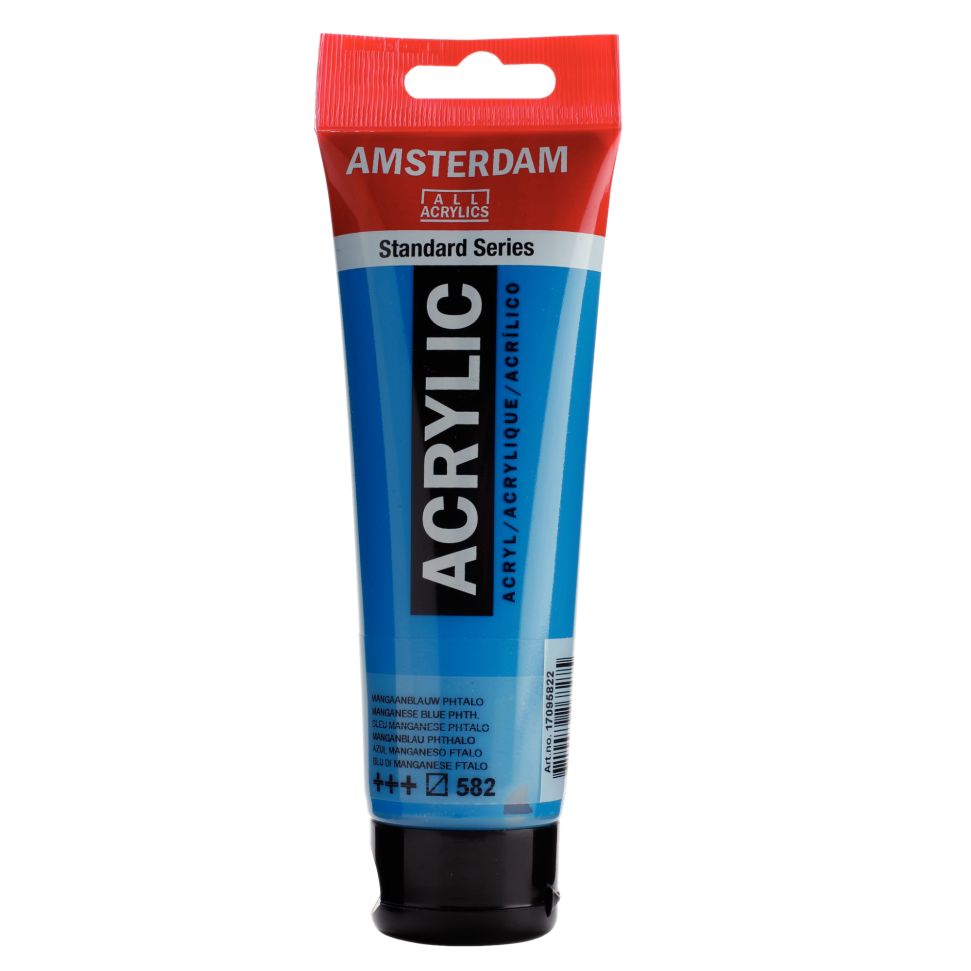 Verf - Acryl - 582 - Mangaan blauw phthalo - Amsterdam - 120ml