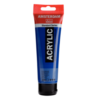 Royal Talens Verf - Acryl - 570 - Phtalo blauw - Amsterdam - 120ml