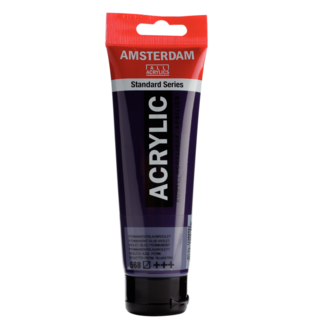 Royal Talens Verf - Acryl - 568 - Permanent blauw violet - Amsterdam - 120ml