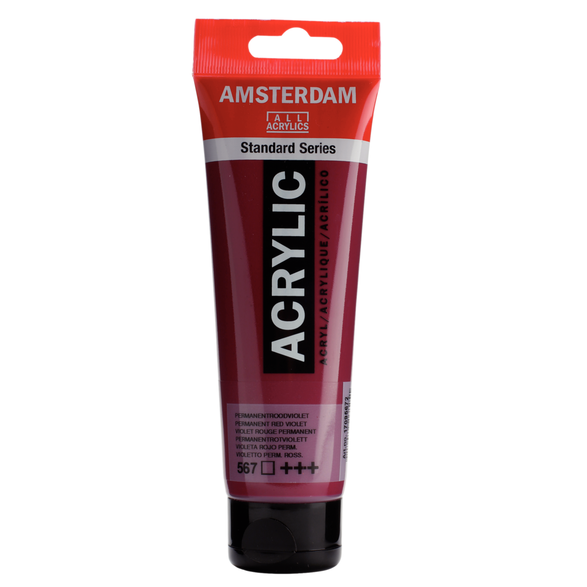 Verf - Acryl - 567 - Permanent rood violet - Amsterdam - 120ml