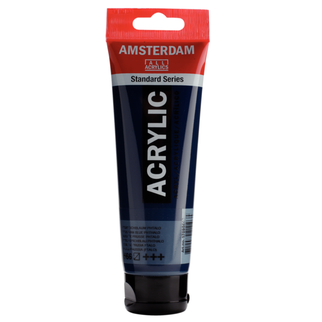 Royal Talens Verf - Acryl - 566 - Pruisisch blauw (phtalo) - Amsterdam - 120ml