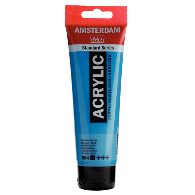 Royal Talens Verf - Acryl - 564 - Briljant blauw - Amsterdam - 120ml