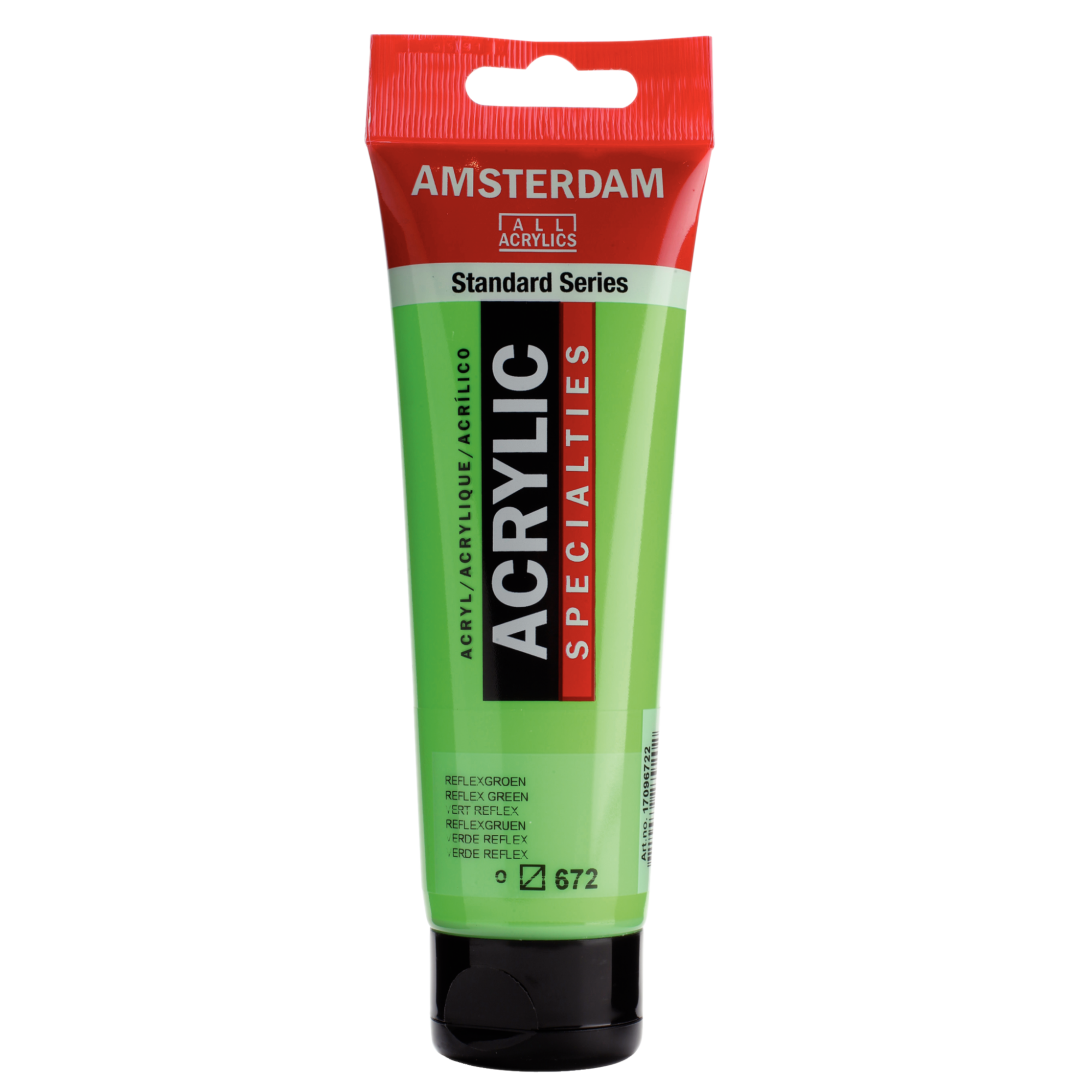 Verf - Acryl - 672 - Reflex groen - Amsterdam - 120ml