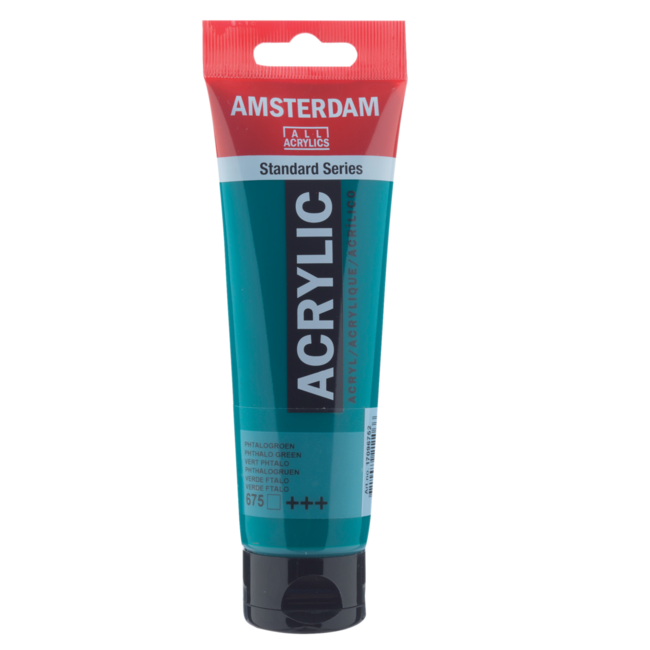 Royal Talens Verf - Acryl - 675 - Phtalo groen - Amsterdam - 120ml