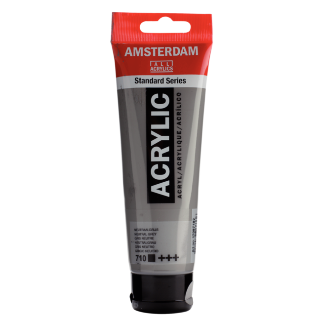 Royal Talens Verf - Acryl - 710 - Neutraal grijs - Amsterdam - 120ml