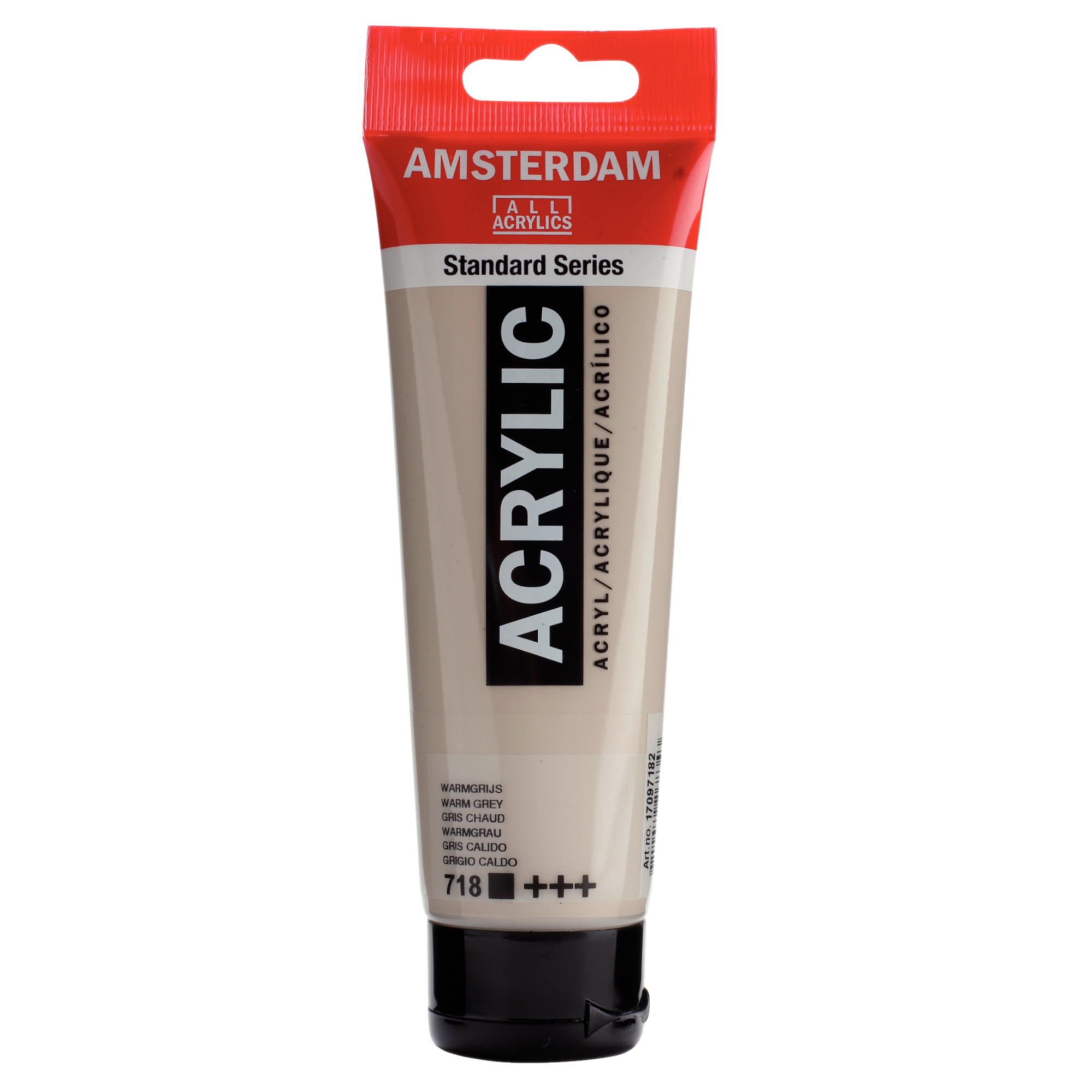 Verf - Acryl - 718 - Warm grijs - Amsterdam - 120ml