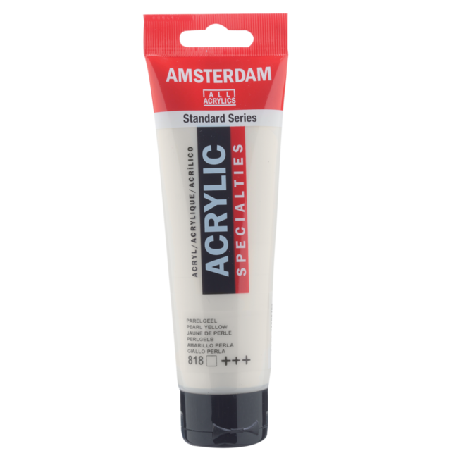 Royal Talens Verf - Acryl - 818 - Parel geel - Amsterdam - 120ml