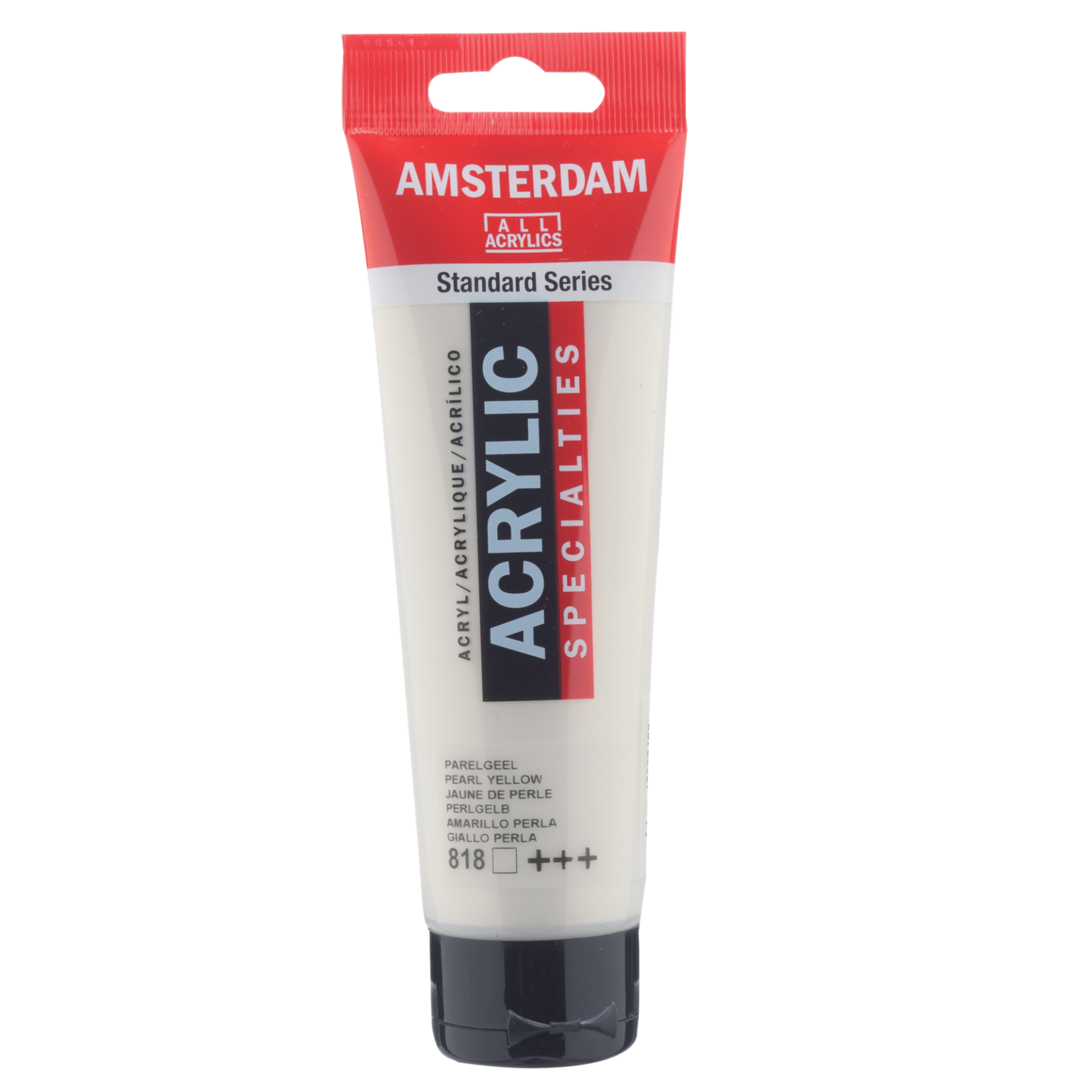 Verf - Acryl - 818 - Parel geel - Amsterdam - 120ml