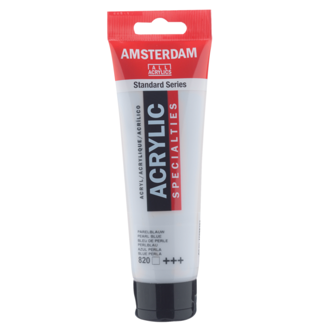 Royal Talens Verf - Acryl - 820 - Parel blauw - Amsterdam - 120ml