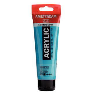 Royal Talens Verf - Acryl - 522 - Turkoois blauw - Amsterdam - 120ml