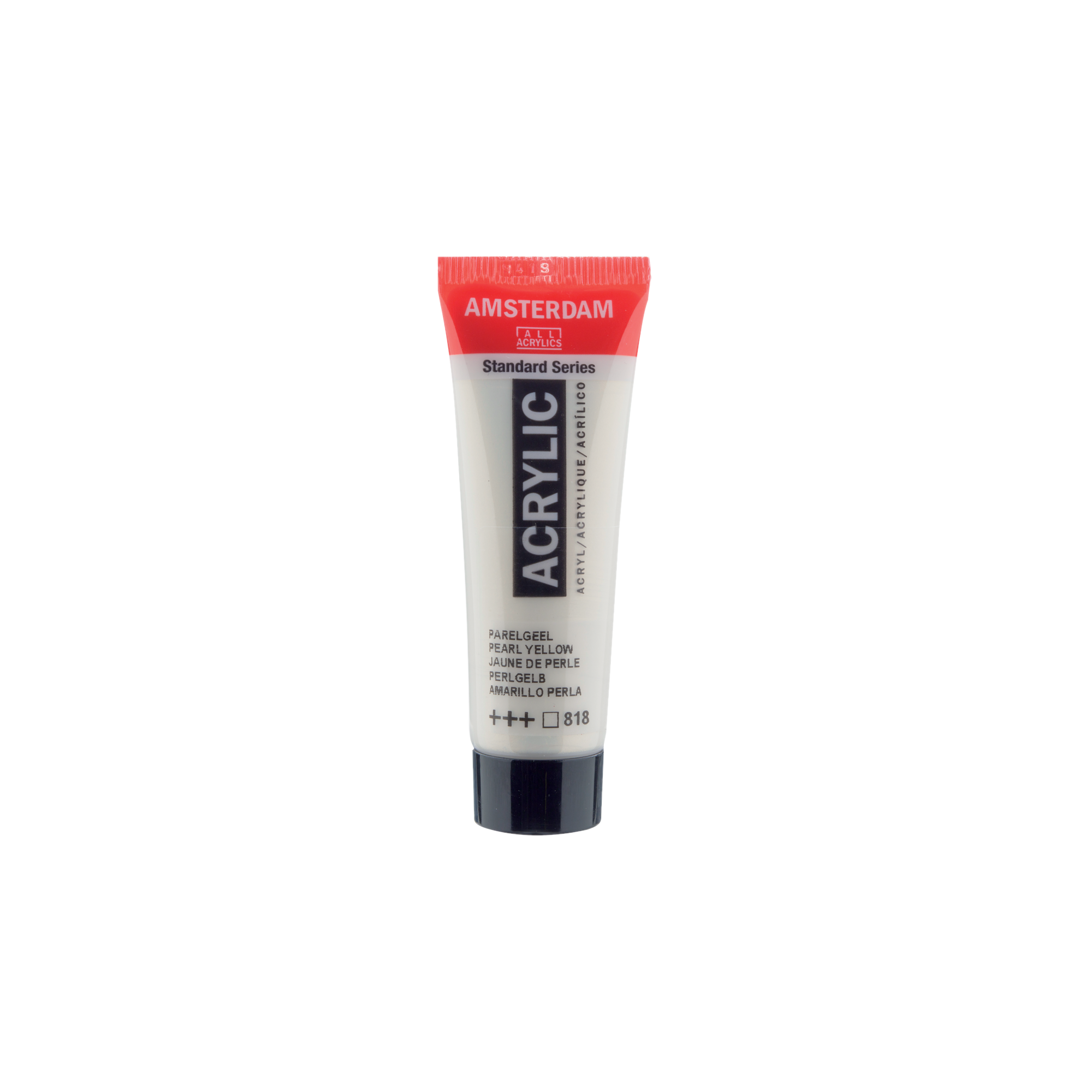 Verf - Acryl - 818 - Parel geel - Amsterdam - 20ml
