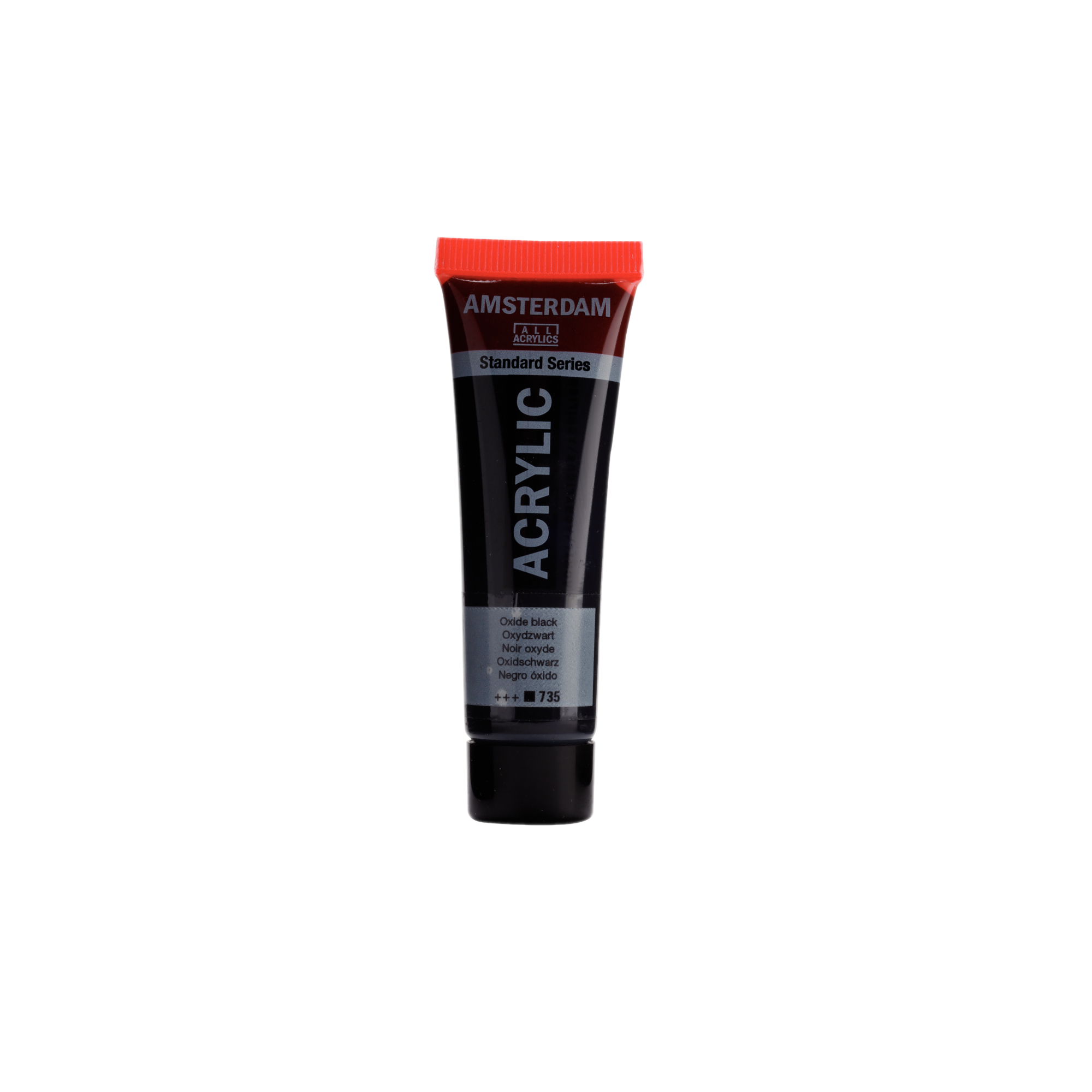 Verf - Acryl - 735 - Oxyd zwart - Amsterdam - 20ml
