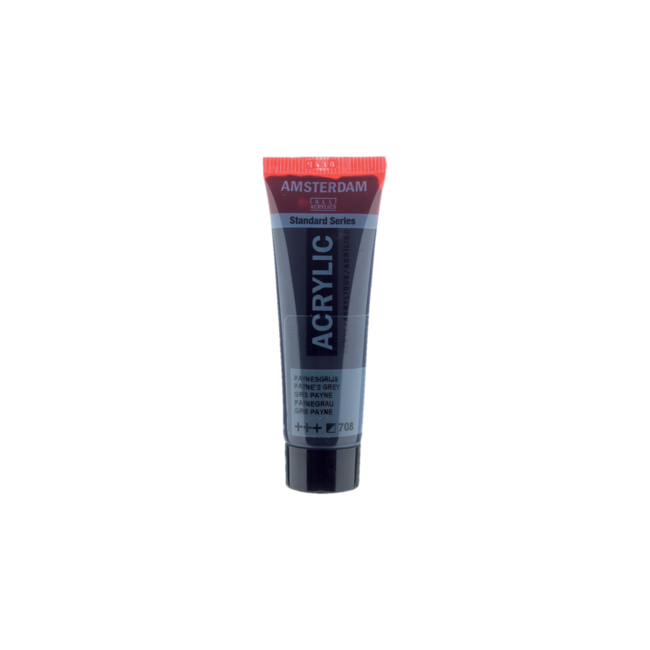 Royal Talens Verf - Acryl - 708 - Paynes grijs - Amsterdam - 20ml