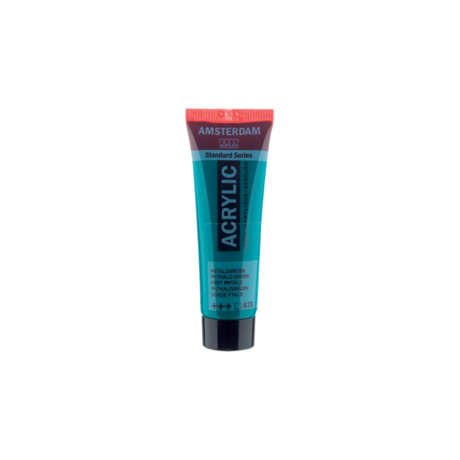 Royal Talens Verf - Acryl - 675 - Phtalo groen - Amsterdam - 20ml