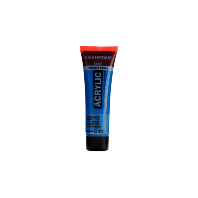 Royal Talens Verf - Acryl - 572 - Primair cyaan - Amsterdam - 20ml