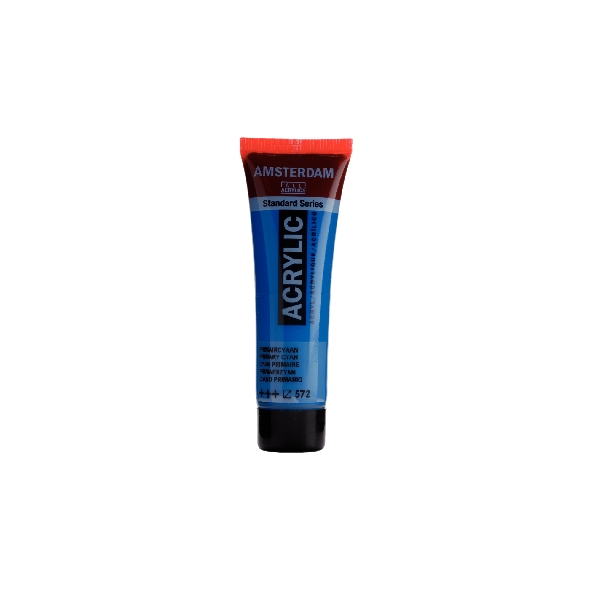 Verf - Acryl - 572 - Primair cyaan - Amsterdam - 20ml